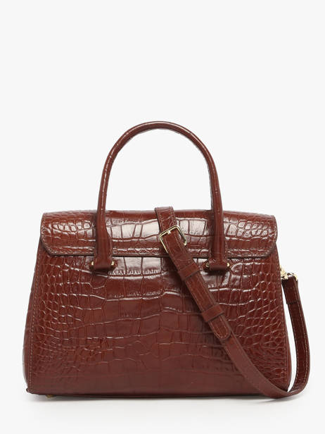 Handtas Exo Leder Lancaster Bruin exo 107 ander zicht 3